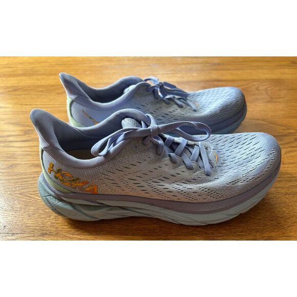 Hoka One One Shoes - Hoka One One Clifton 8 Womens Size 7.5 B (Medium) Running Shoes Lavender